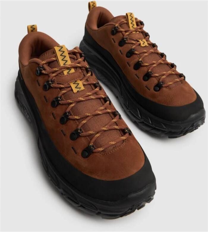 Hoka One Summit Trail Hardloopschoenen Hazelnoot Zwart Brown Heren