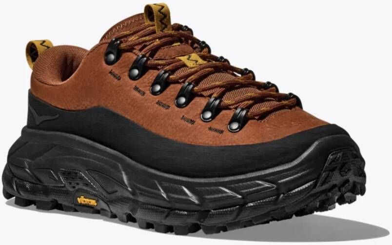 Hoka One Summit Trail Hardloopschoenen Hazelnoot Zwart Brown Heren