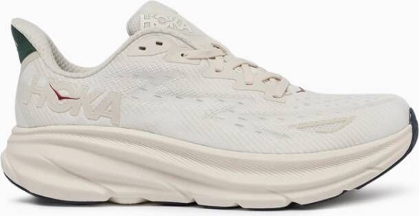 Hoka One Tech Fabric Clifton 9 Sneakers White Heren