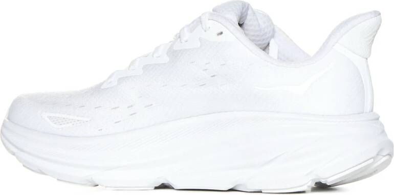 Hoka One Witte Chunky Sole Sneakers White Dames