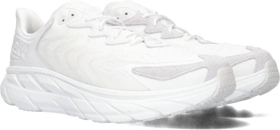 Hoka One Witte Leatherlook Sneakers Clifton Ls White Heren