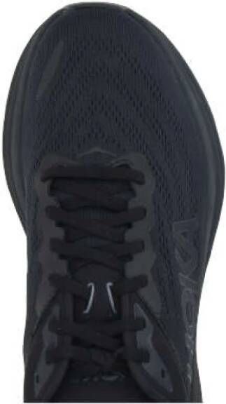 Hoka One Zwarte lage sneakers met reflecterende details Black Heren