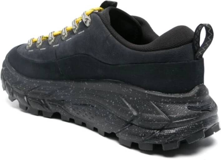 Hoka One Zwarte Sneakers met Vibram Zool Black Heren