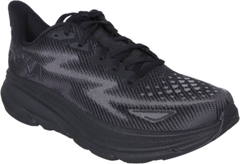 Hoka One Zwarte Sneakers Ultiem Comfort Stijl Black Heren