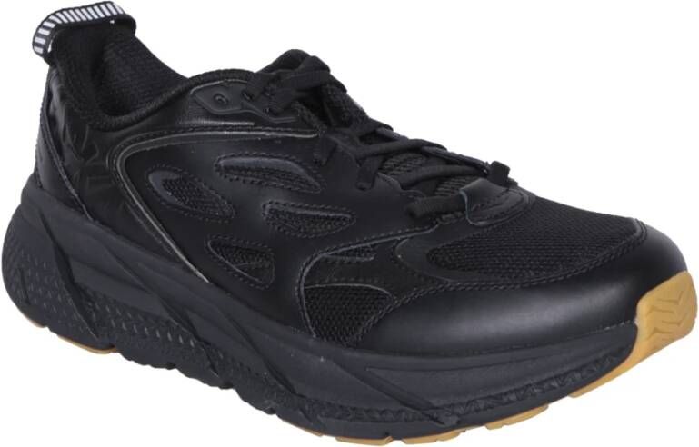 Hoka One Zwarte Sneakers Ultiem Comfort Stijl Black Heren