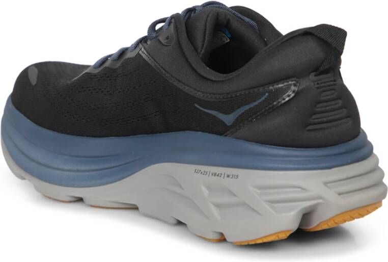 Hoka One Zwarte Sneakers voor Mannen Aw24 Black Heren