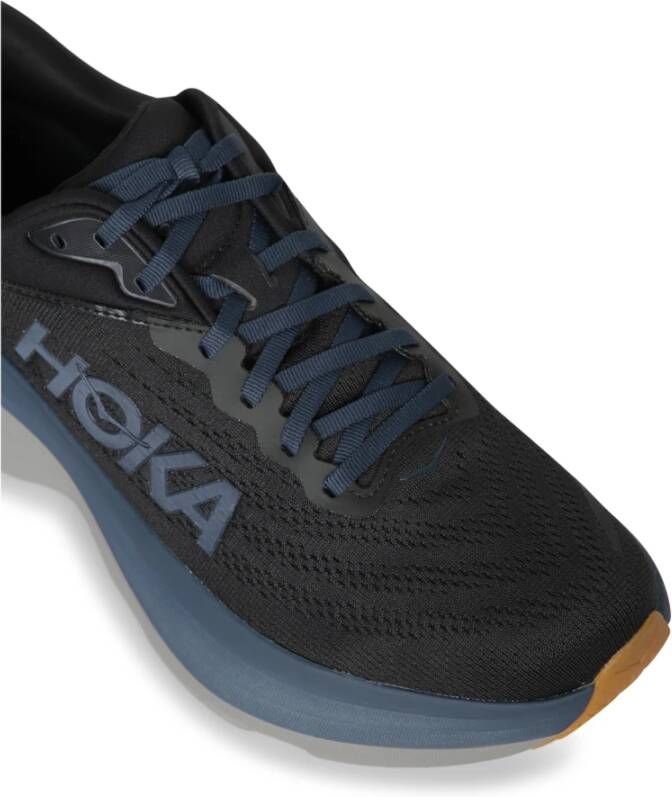 Hoka One Zwarte Sneakers voor Mannen Aw24 Black Heren