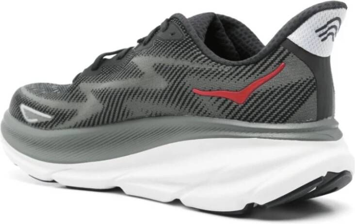 Hoka One Zwarte Sneakers voor Mannen Black Heren