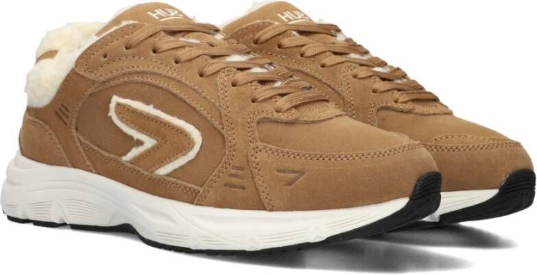 Hub Cognac Lage Sneakers Brown Dames