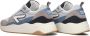 Hub Heren Sneakers Glide Wit Blauw Zwart Grijs Blue Heren - Thumbnail 8