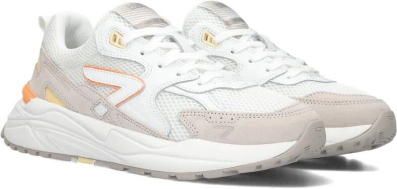 Hub Witte Lage Sneakers Grid-w Multicolor Dames