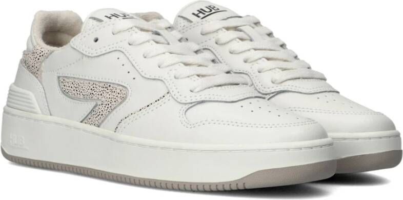 Hub Witte lage sneakers voor dames White Dames