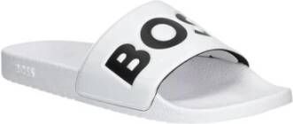 Hugo Boss Band Teenslippers Collectie Lente Zomer White Heren