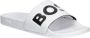 Hugo Boss Band Teenslippers Collectie Lente Zomer White Heren - Thumbnail 3