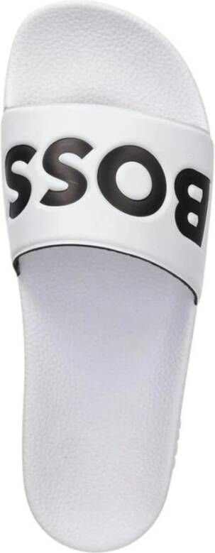 Hugo Boss Band Teenslippers Collectie Lente Zomer White Heren