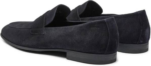 Hugo Boss Blauwe Instappers Loafers Blue Heren