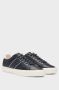 Hugo Boss Blauwe Leren Sneakers Aiden Blue Heren - Thumbnail 3