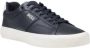 Hugo Boss Blauwe Leren Sneakers Herfst Winter Collectie Blue Heren - Thumbnail 5