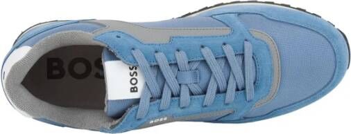 Hugo Boss Blauwe Sneaker voor Stijlvolle Look Blue Heren