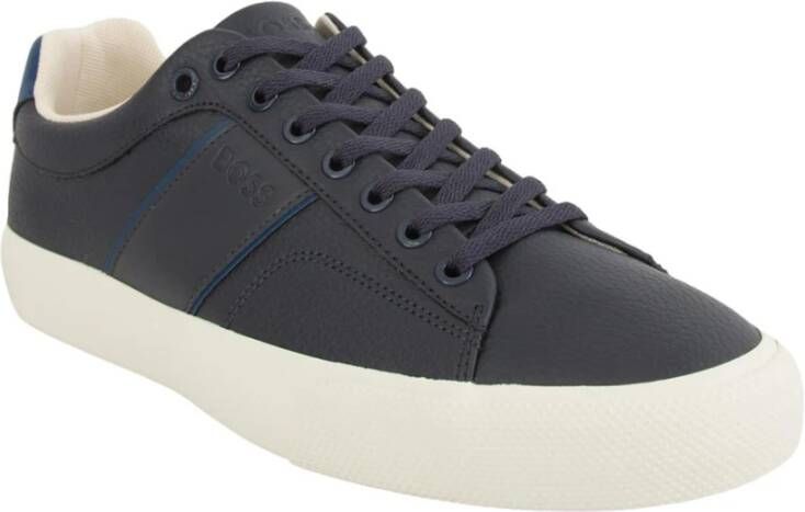 Hugo Boss Blauwe Sneaker voor Stijlvolle Look Blue Heren