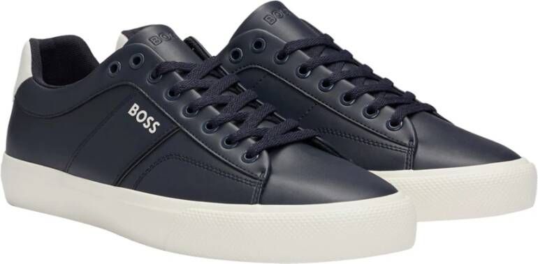 Hugo Boss Blauwe Sneakers Aiden Tenn Flpp Blue Heren