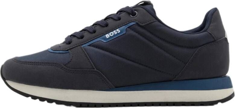 Hugo Boss Blauwe Sneakers Kai Model Blue Heren