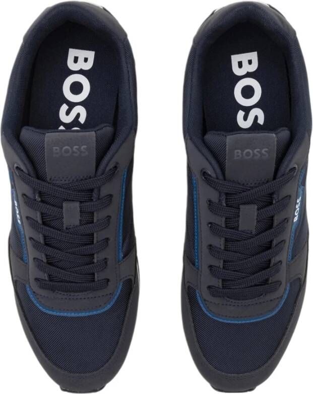 Hugo Boss Blauwe Sneakers Kai Model Blue Heren