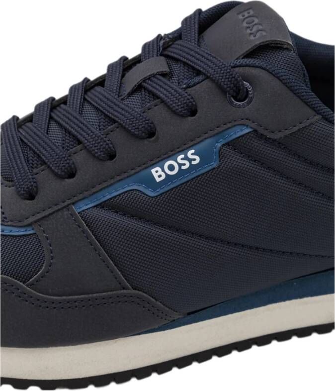 Hugo Boss Blauwe Sneakers Kai Model Blue Heren