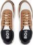 Hugo Boss Blauwe Sneakers met Eva Rubberen Zool Beige Heren - Thumbnail 7