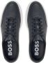 Hugo Boss Blauwe Sneakers met Veters en Zijlogo Blue Heren - Thumbnail 2