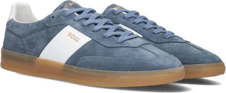 Hugo Boss Beige Suède Lage Sneakers Brandon_Tenn Beige Heren