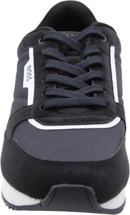 Hugo Boss Bosstraat Sneakers voor Mannen Black Heren