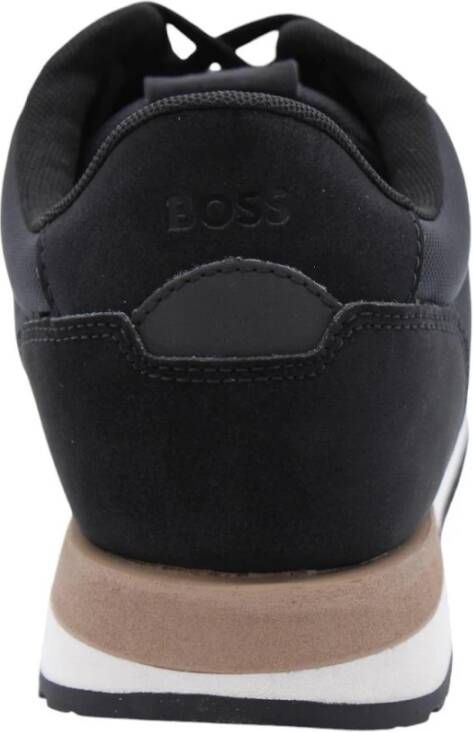 Hugo Boss Bosstraat Sneakers voor Mannen Black Heren