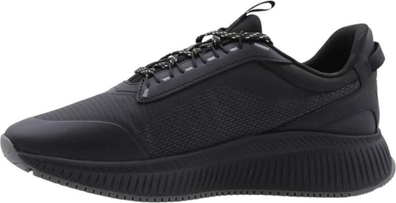 Hugo Boss Casual Sneaker met Brugstraat Details Black Heren