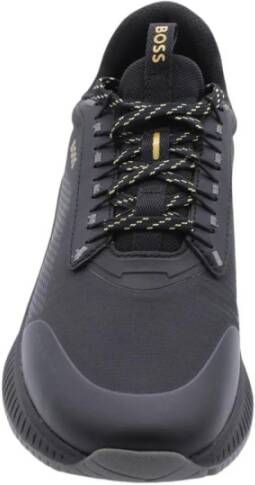 Hugo Boss Casual Sneaker met Brugstraat Details Black Heren