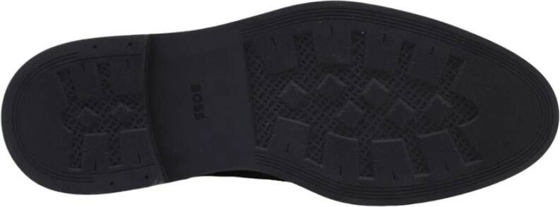 Hugo Boss Dorpstraat Stijlvolle Enkellaars Black Heren