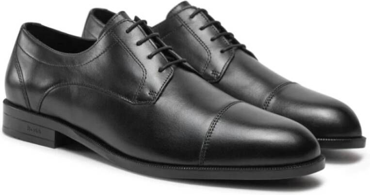 Hugo Boss Elegante Veterschoenen Derby Zwart Black Heren