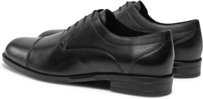 Hugo Boss Elegante Veterschoenen Derby Zwart Black Heren