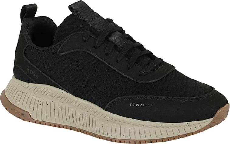 Hugo Boss EVO Runn Sneakers Black Heren