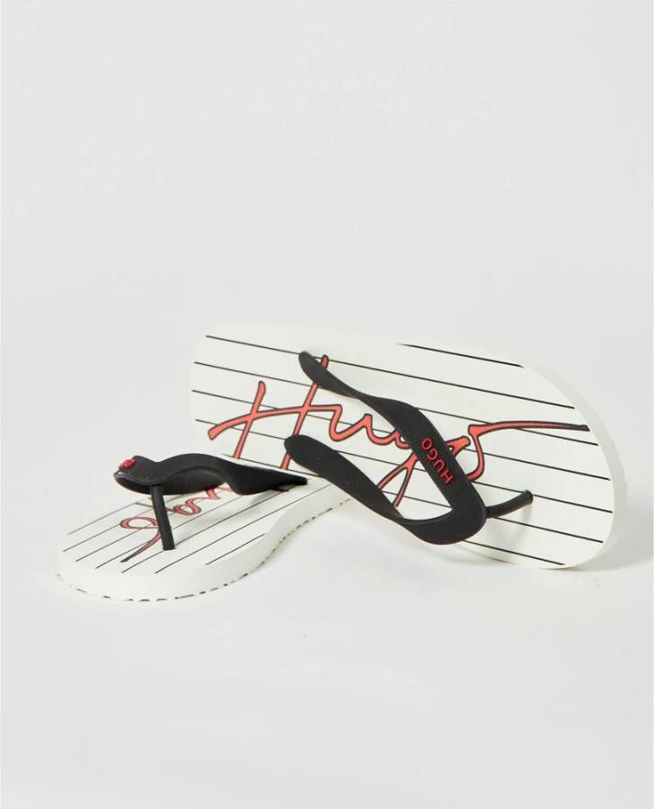 Hugo Boss Flip Flops Wit Heren