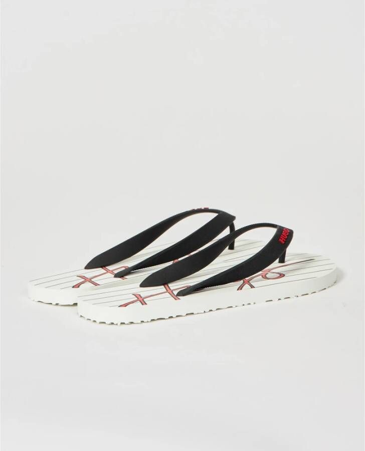 Hugo Boss Flip Flops Wit Heren