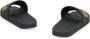 Hugo Boss Geëtst Logo Rubberen Slippers Black Heren - Thumbnail 3