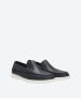 Hugo Boss Gestempeld leren loafers Blue Heren - Thumbnail 2