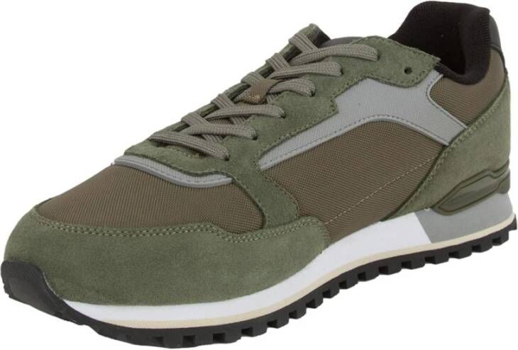 Hugo Boss Groene Sneaker voor Mannen Green Heren