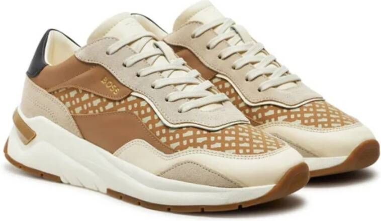 Hugo Boss Hardloopschoenen voor dames Skylar_Runn Beige Dames