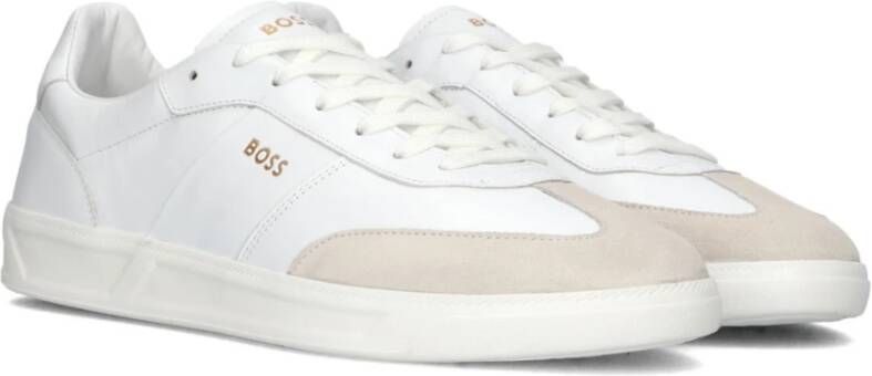 Hugo Boss Heren Lage Sneakers Brandon Tenn White Heren