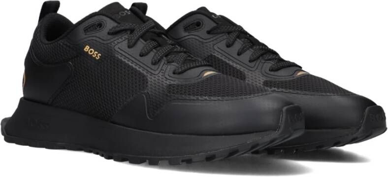 Hugo Boss Heren Lage Sneakers Jonah Runn Black Heren