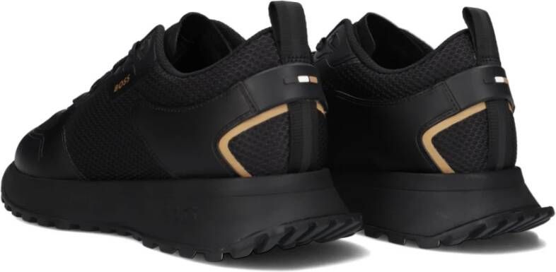 Hugo Boss Heren Lage Sneakers Jonah Runn Black Heren