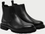 Boss Chelsea boots van leer met treklus model 'Julyo' - Thumbnail 4