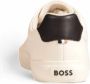 Hugo Boss Witte Leren Sneakers Rubber Zool Veters White Heren - Thumbnail 19